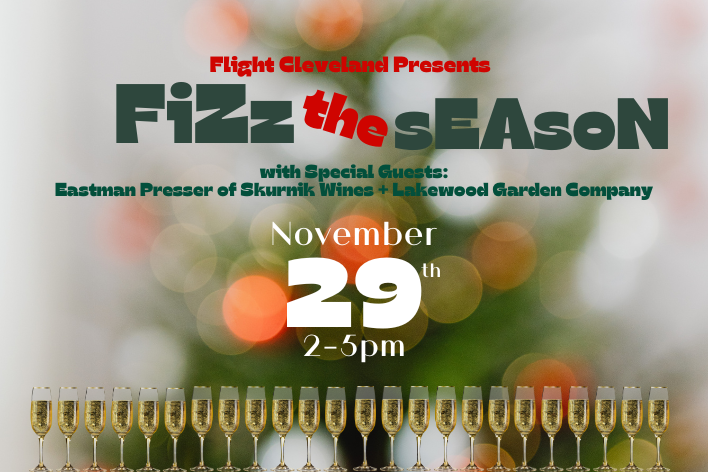 Fizz the Season! A Sparkling Wine + Christmas Tree Event