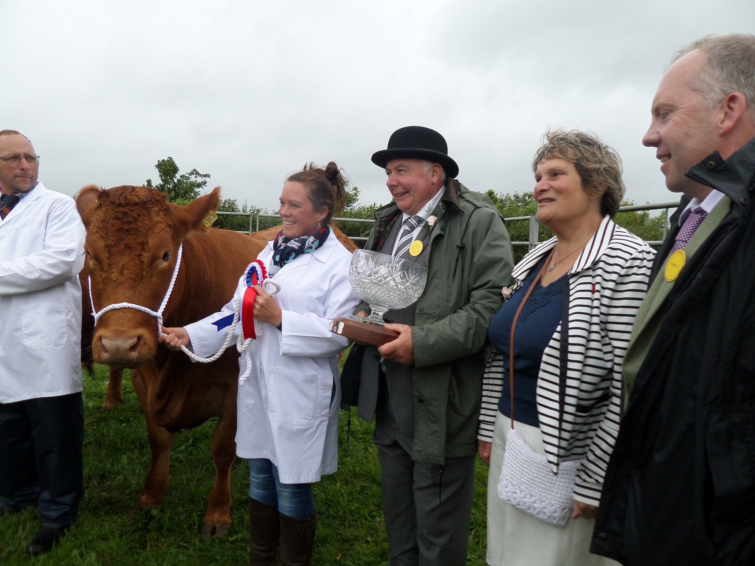 Ada Brookes  Winner of Supreme Champion Cattle  