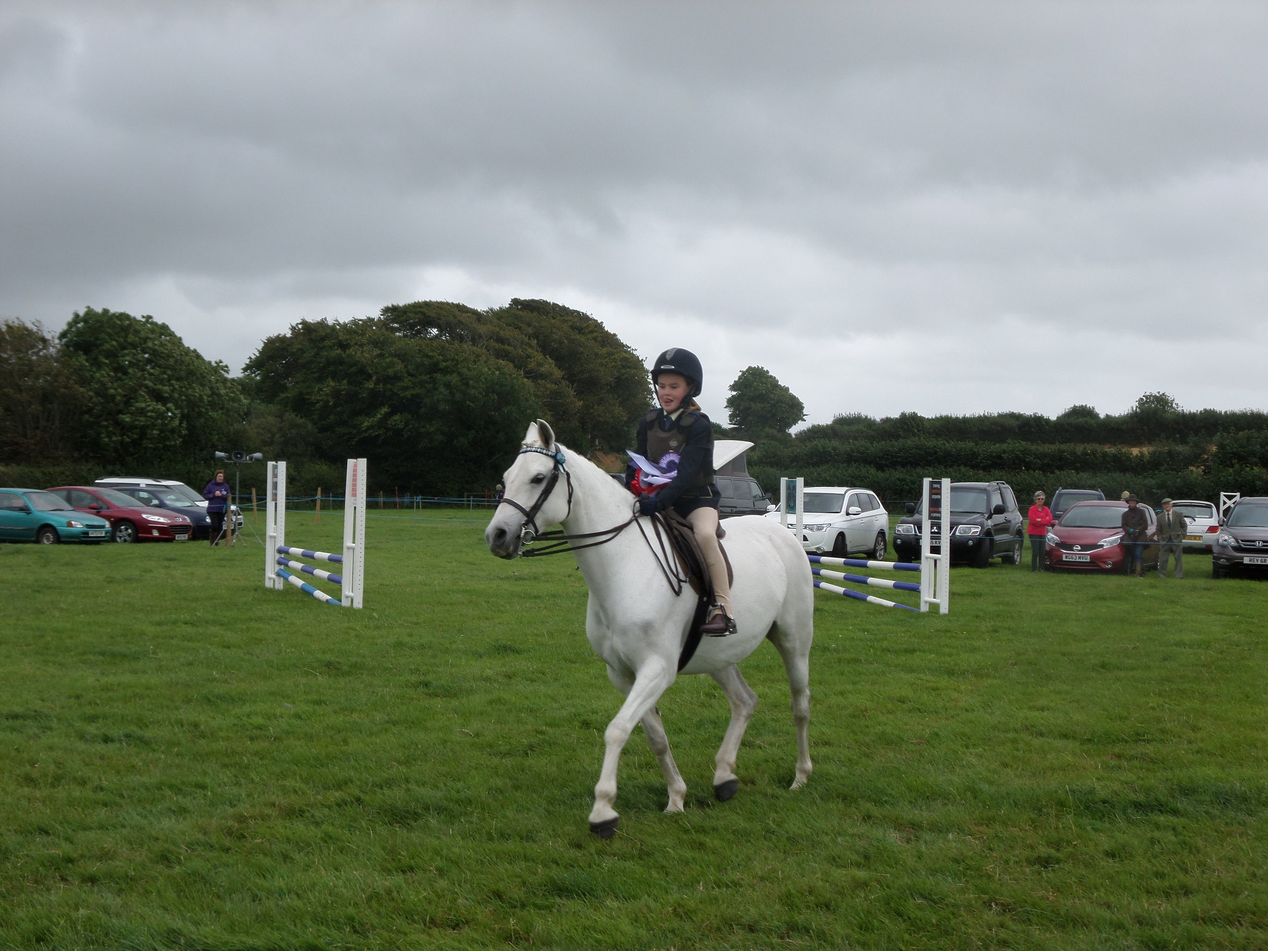 Grace Barker riding Hala, reserve Supreme Champion