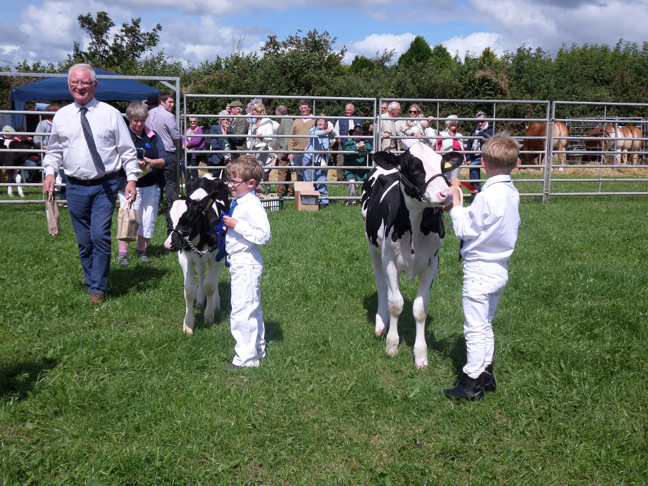 Young handlers competiton, Harry Neale and Matthew Rowland
