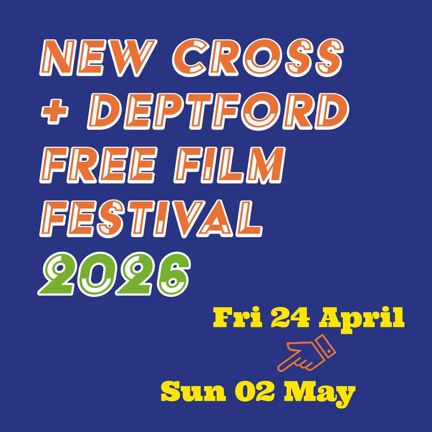 New Cross + Deptford Free Film Festival 2026.