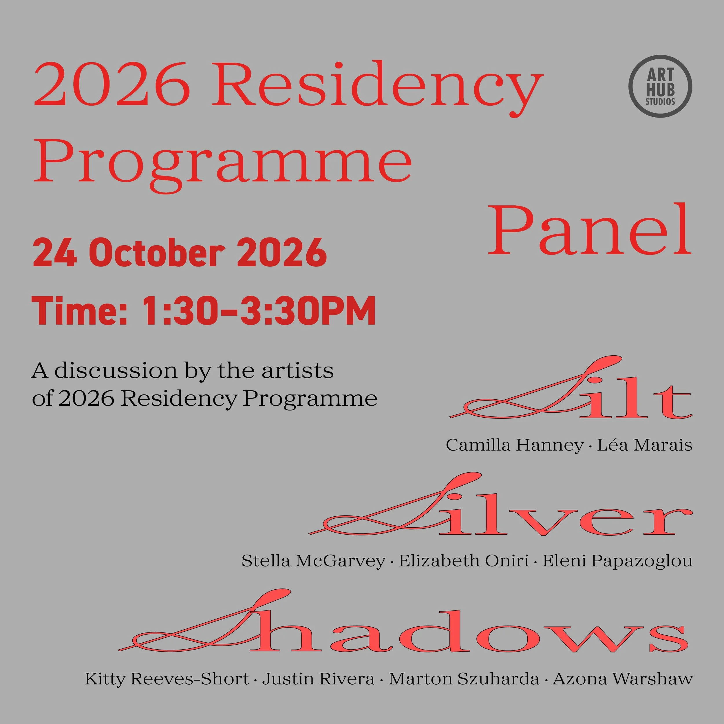 2026 Residency Panel