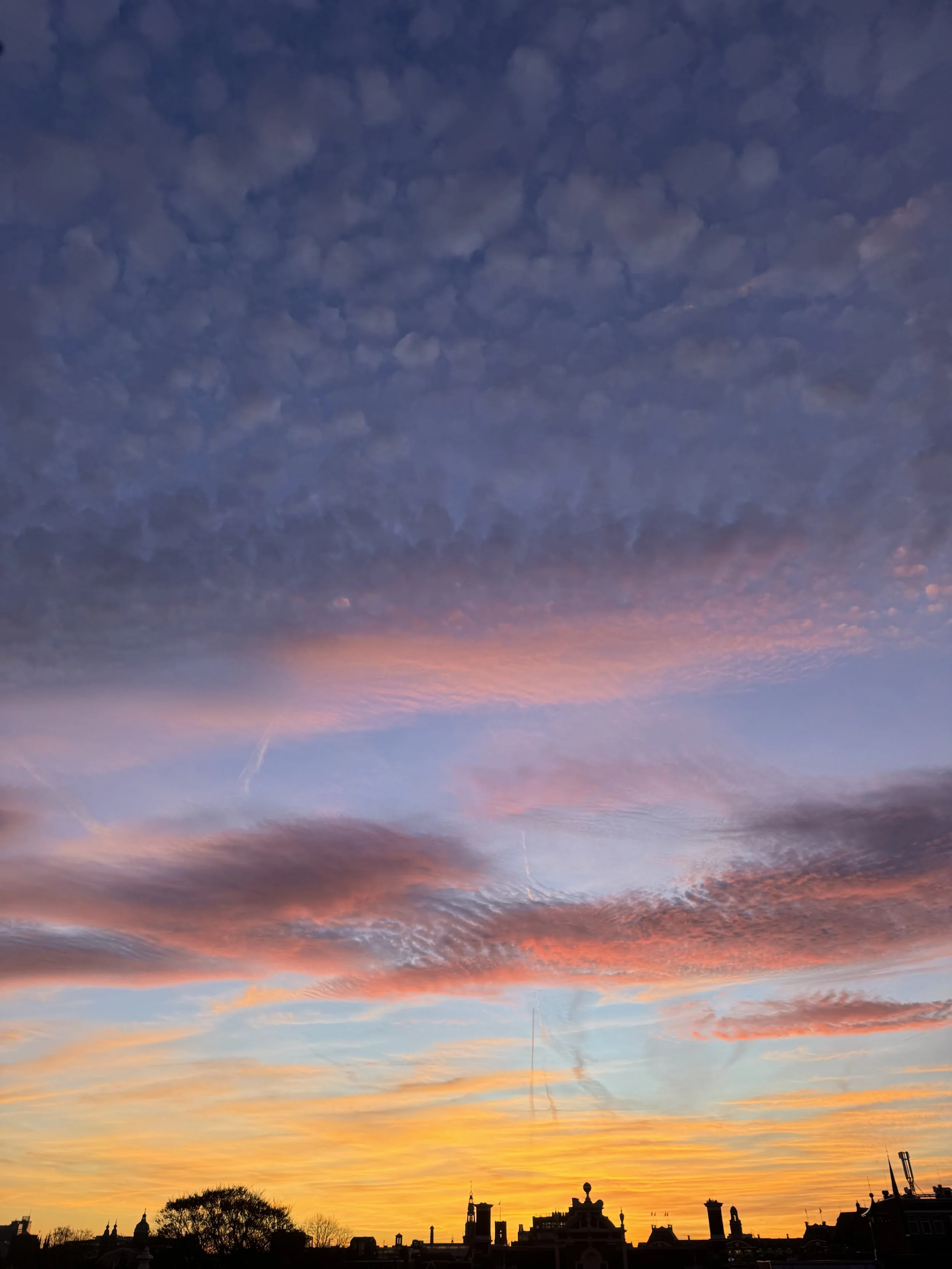 Pink Clouds Over Amsterdam