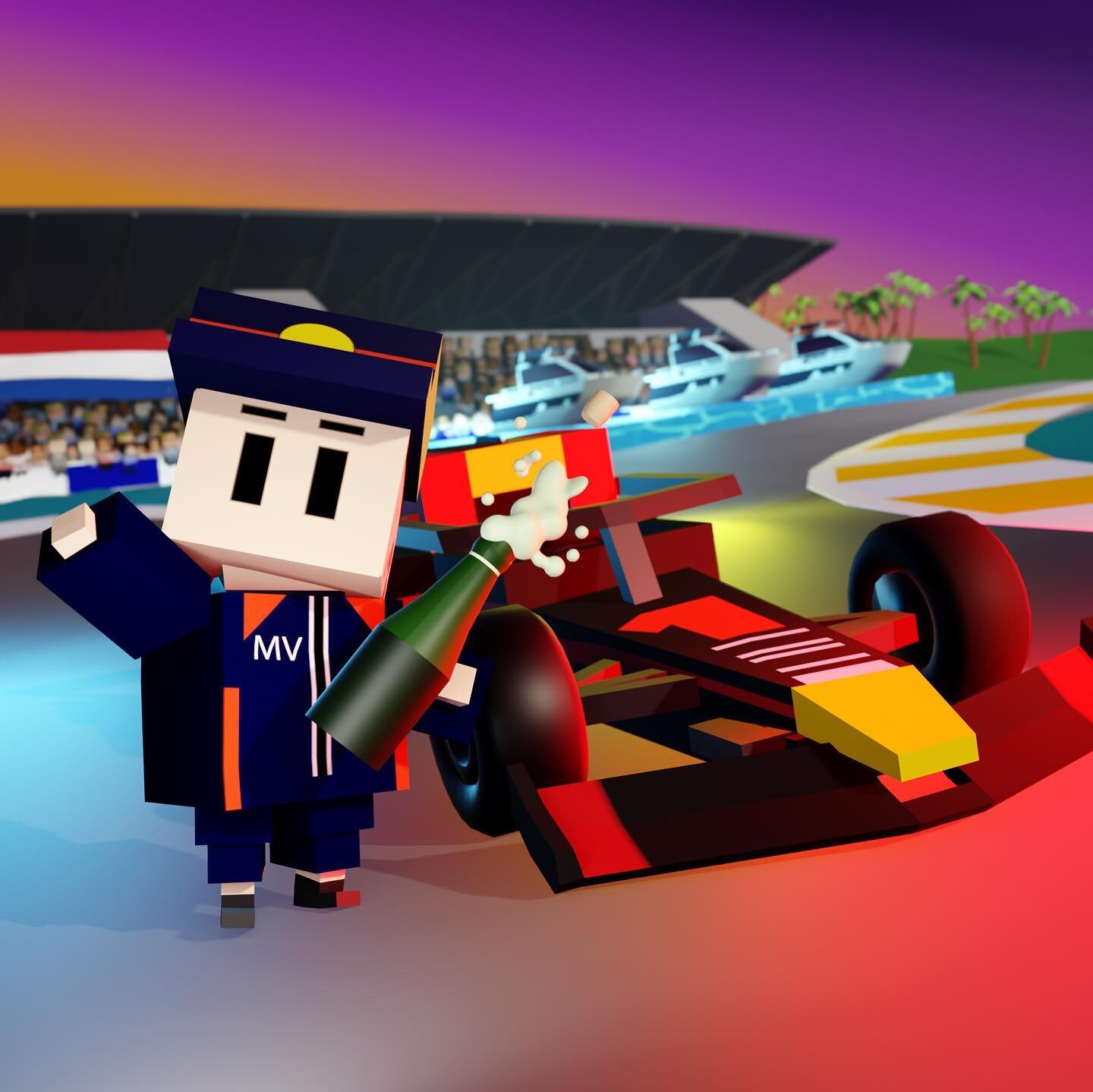 The Formula 1 - Miami Grand Prix 2023 has come to an epic close! 🏎️
&nbsp;
Congratulations to @maxverstappen1 , who secured the win after starting 9th on the grid! 🏆🎉
It was an incredible race that even left Blocky impressed. Leave a comment if yo