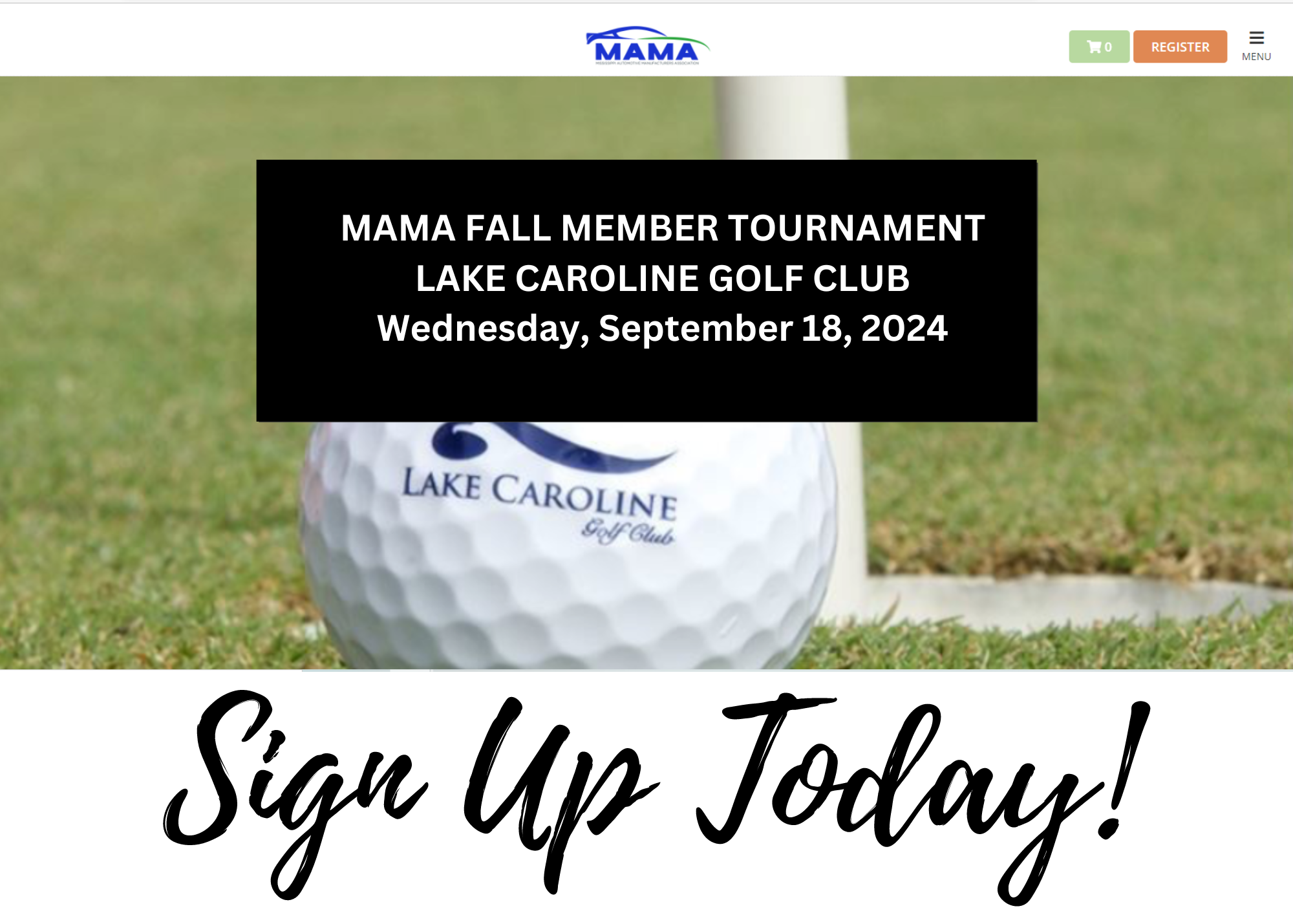 MAMA Lake Caroline Golf Tournament 2024