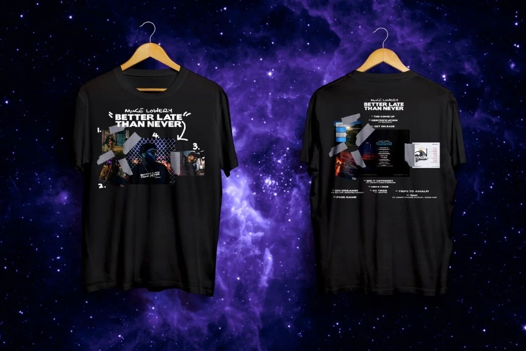 Better Late Than Never Album Tee (Black)