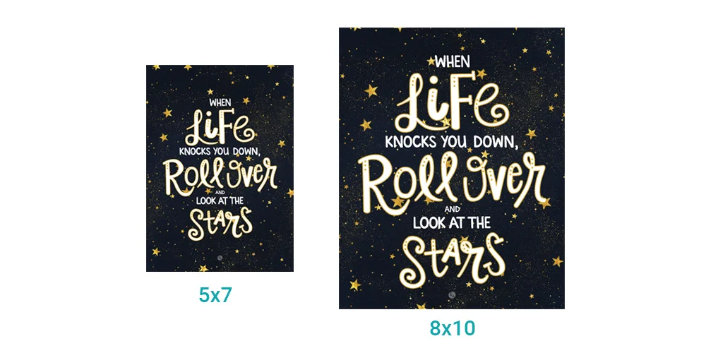New size options on Etsy