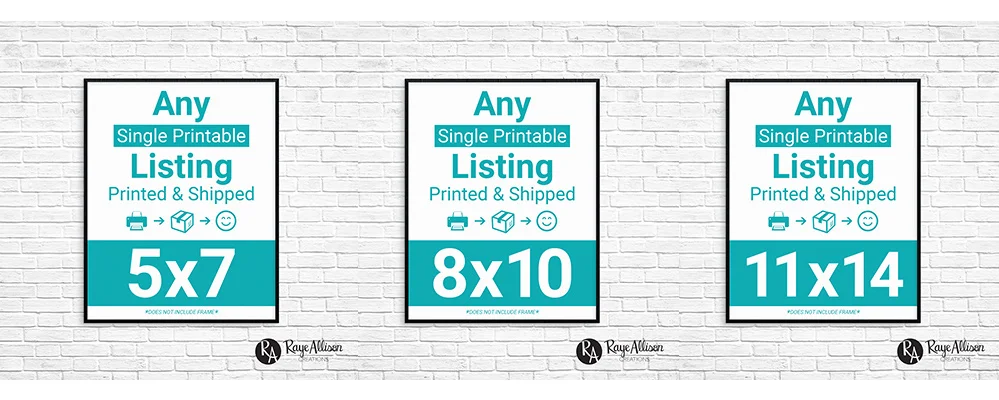 Printed Listings now available!