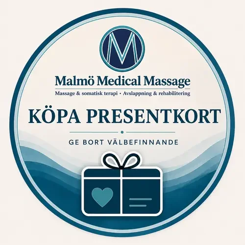 Presentkort för massage hos Malmö Medical Massage.
