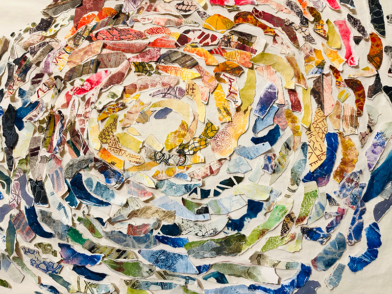 The Way We Touch the World: Tactile Traces, diptych