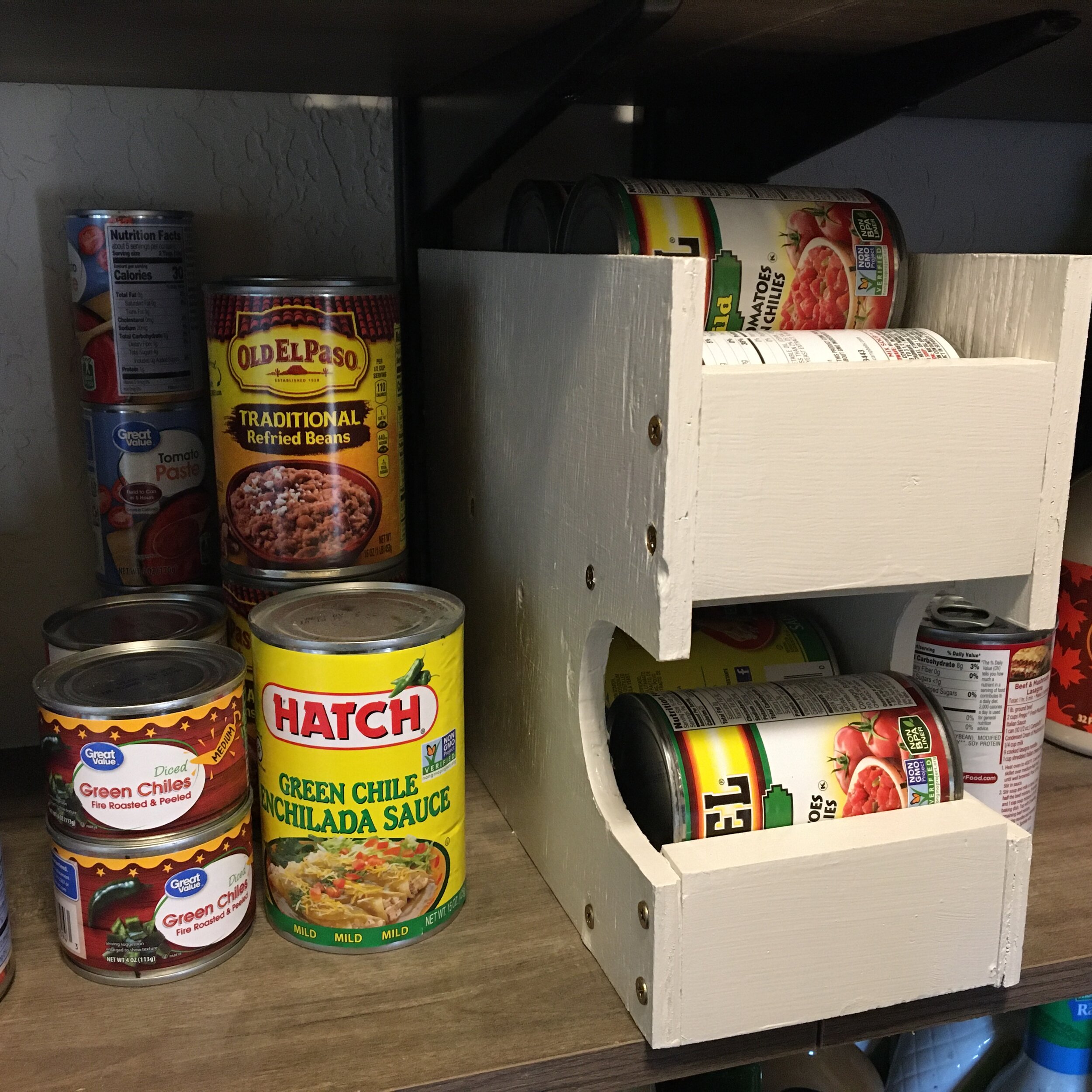 DIY Canned Food Storage  Diy pantry, Canned food storage, Diy spice rack