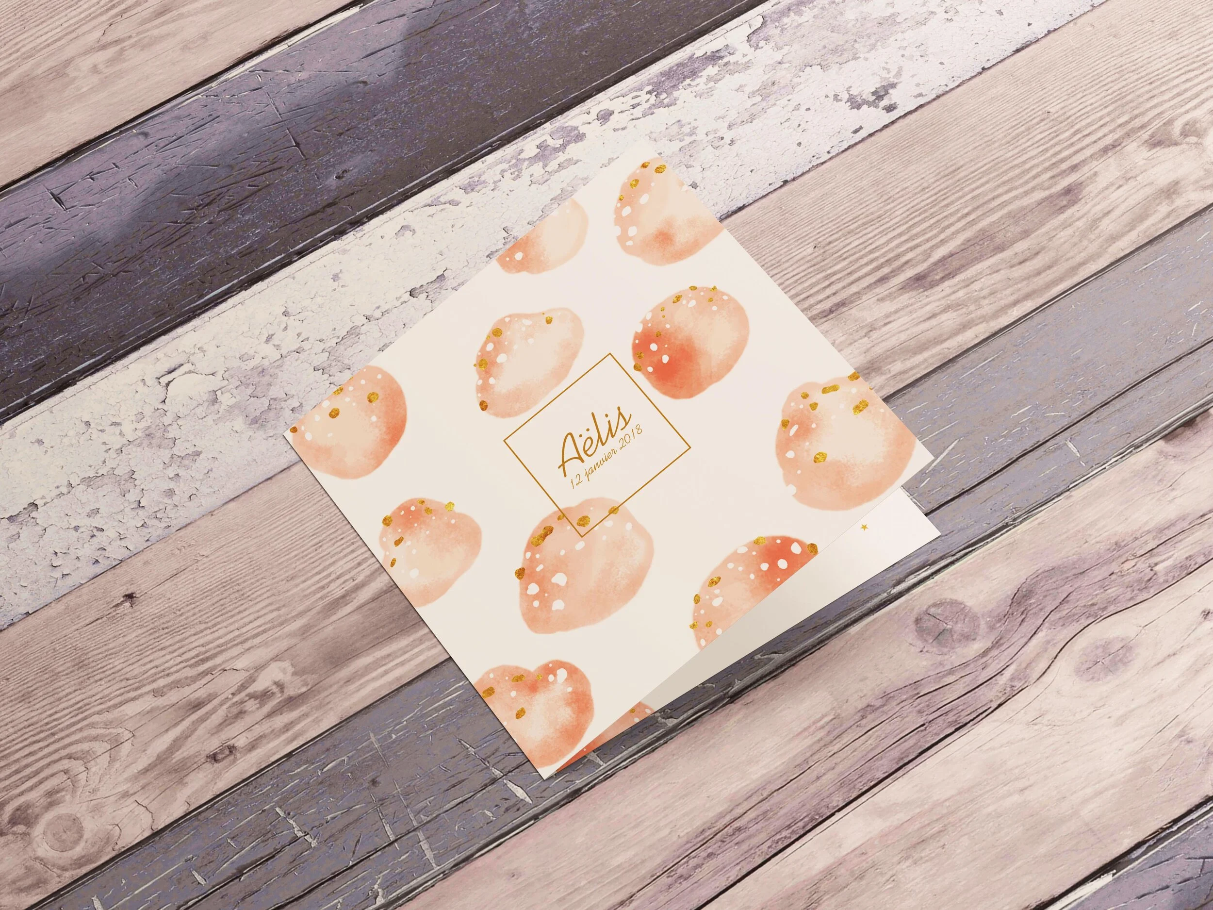 Faire-Part de naissance - Commande entièrement sur mesure !