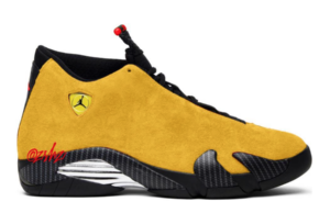 yellow ferrari jordan 14