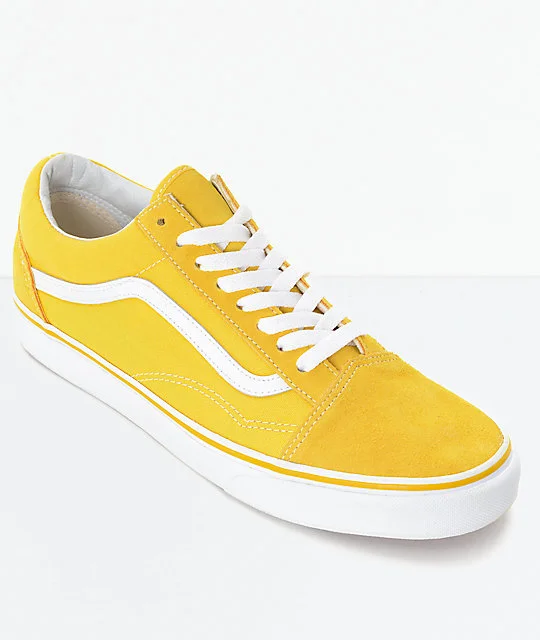 vans yellow sneakers