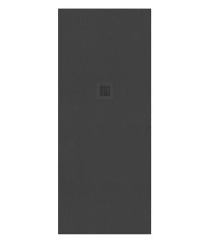 Anthracite 1000x1000 Slate Shower tray c/w high flow waste