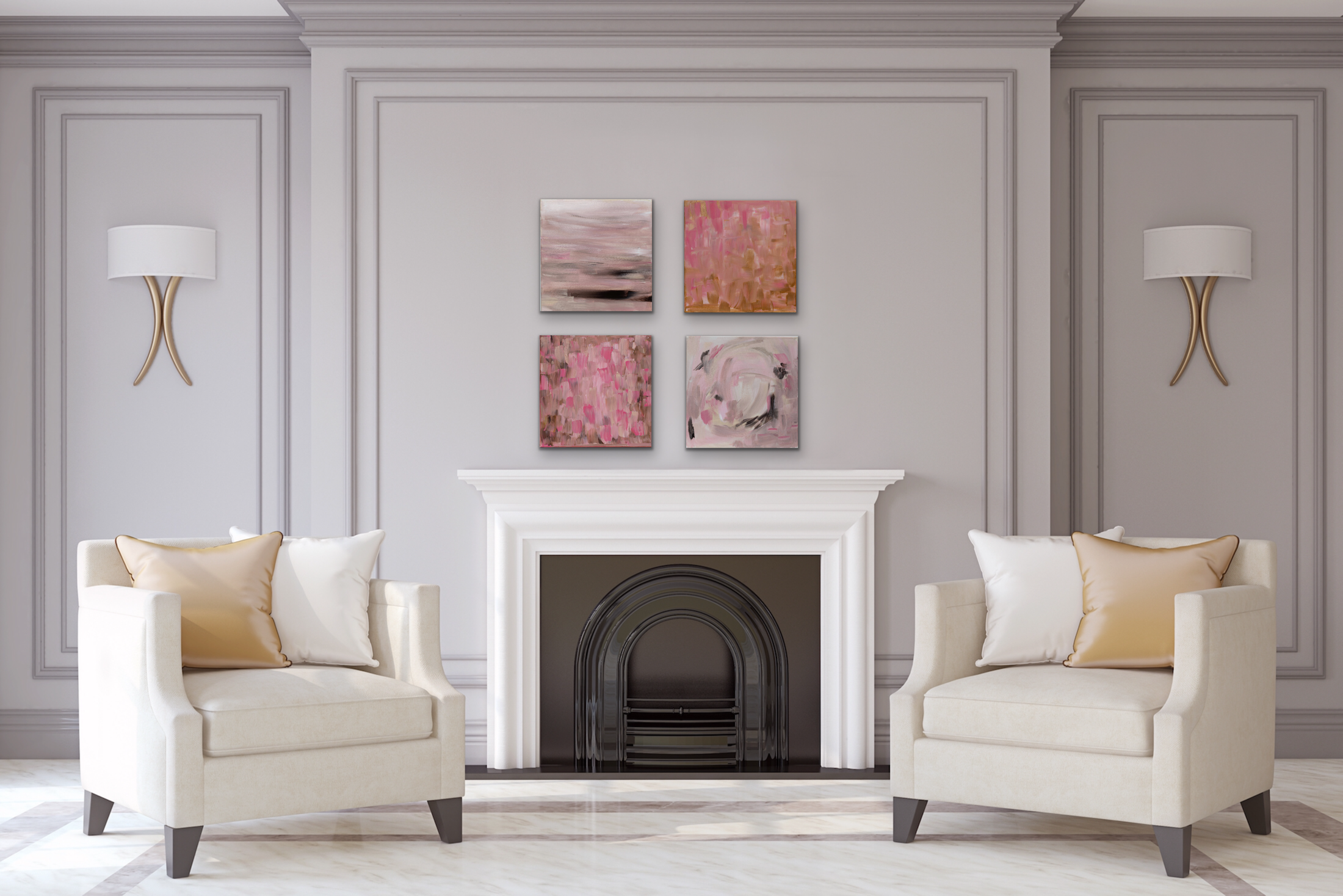 Abstract Rose collection