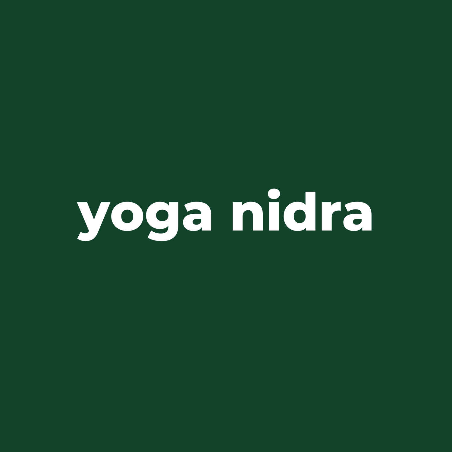 Yoga Nidra 