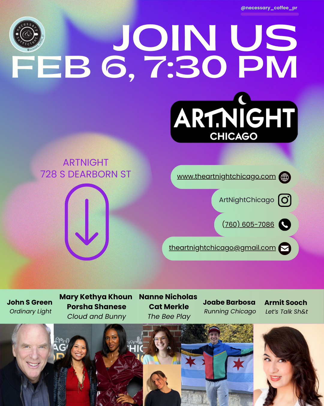 ArtNight Chicago at necessary & sufficient coffee®