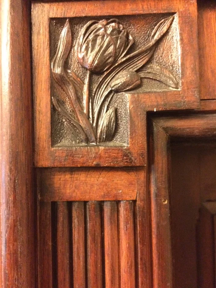 one of the carvings