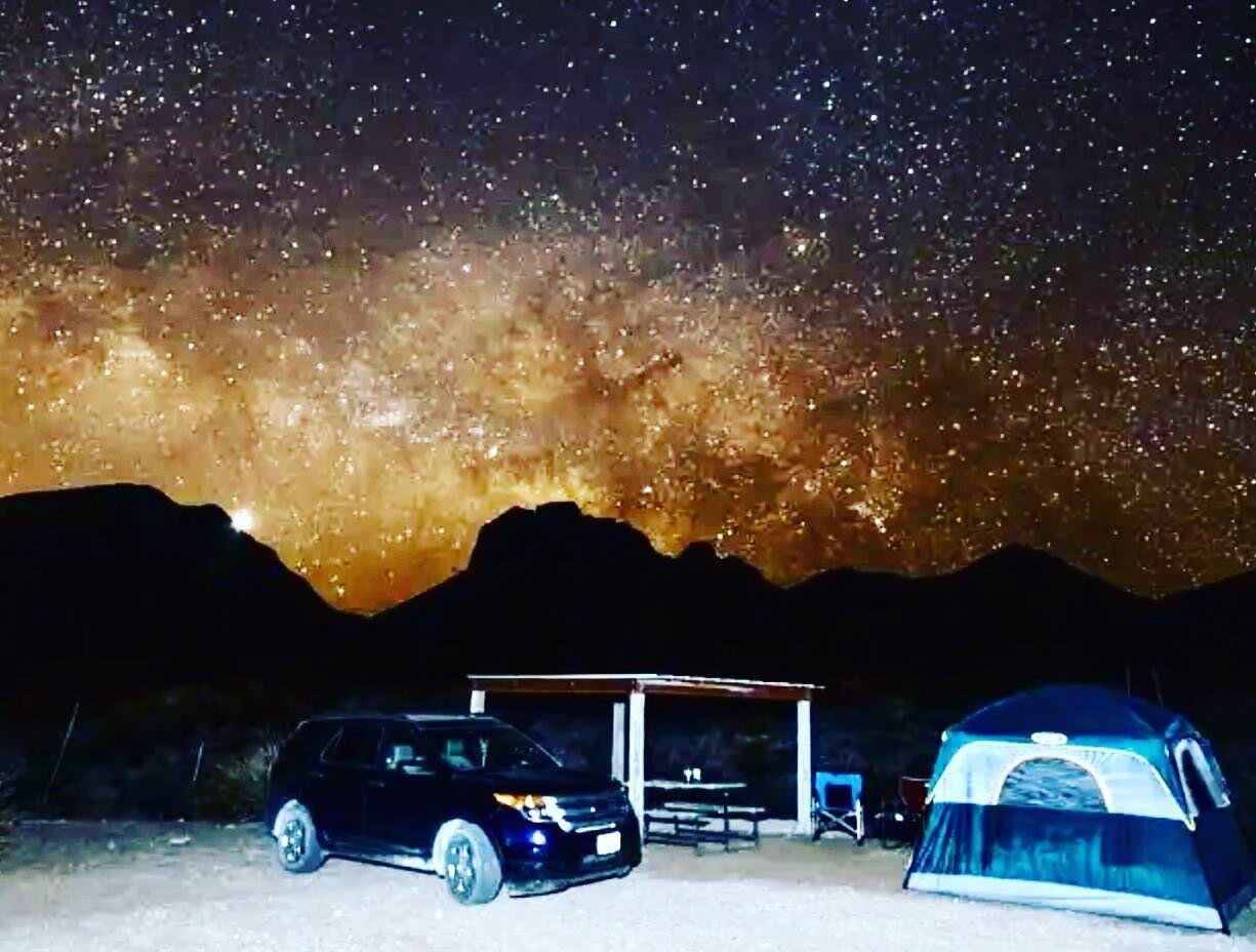 Check out those stars!!!! Perdido Campsites are a wonderful location for stargazing and relaxing! Check them out on Hip Camp!  www.hipcamp.com/&hellip;/perdido-overland-overnight-camp.  #stargazing #darkskies #campingtrip #bigbendchamberofcommerce #v