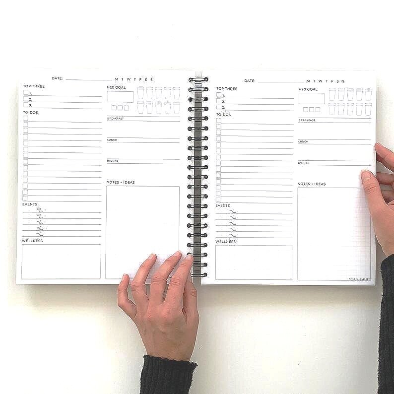 I use this planner every morning.