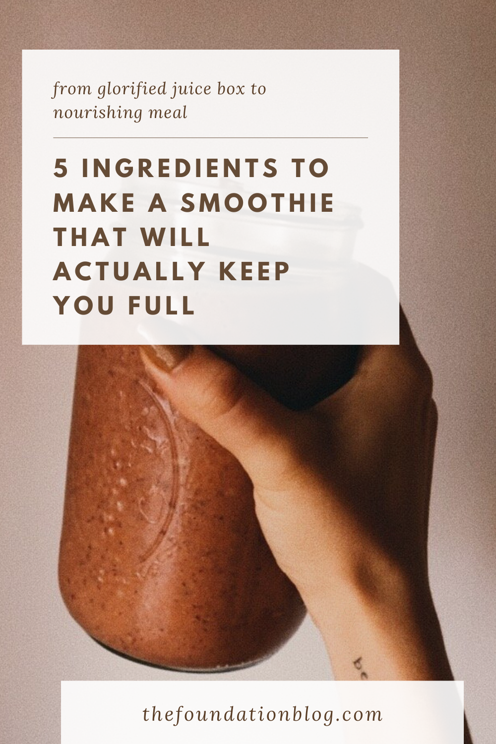 Smoothie tips