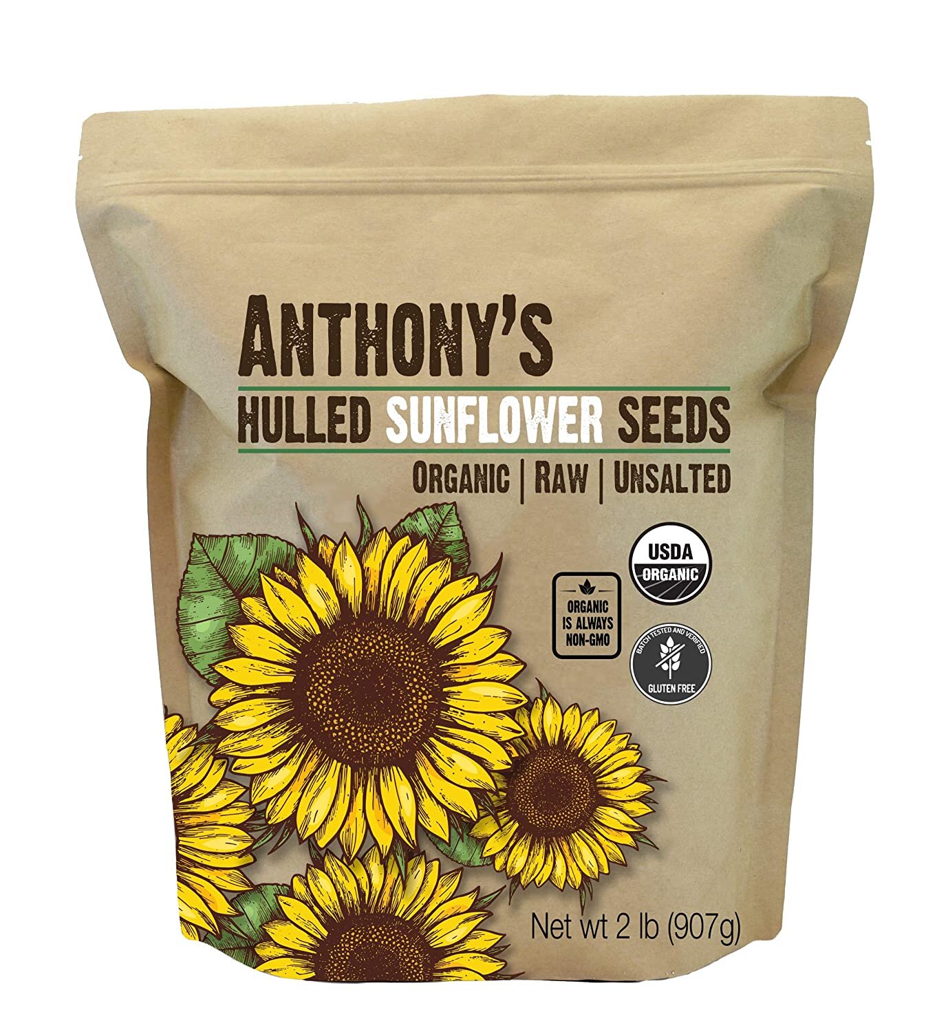 Organic Hulled Sunflower Seeds