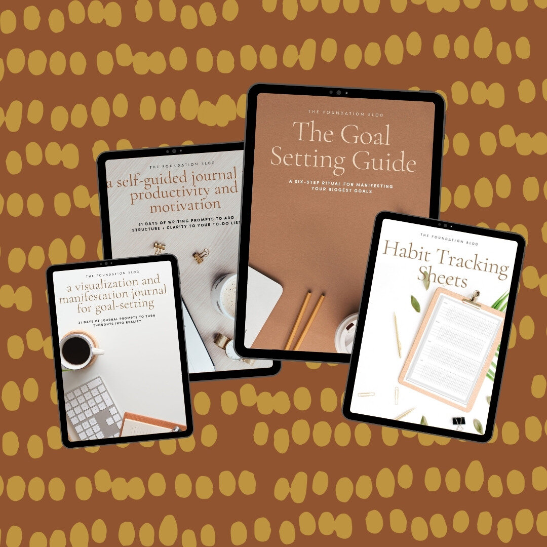 goal tracking journals