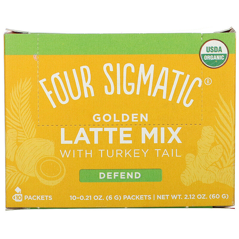 Golden Latte with Turkey Tail
