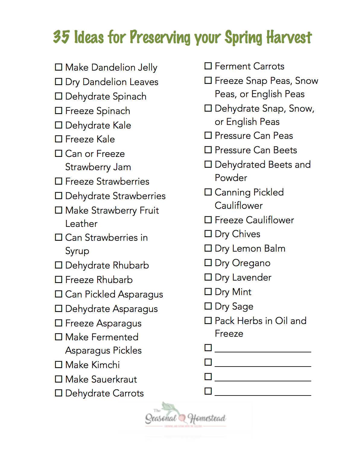 35 Ideas for Preserving your Spring Harvest.png