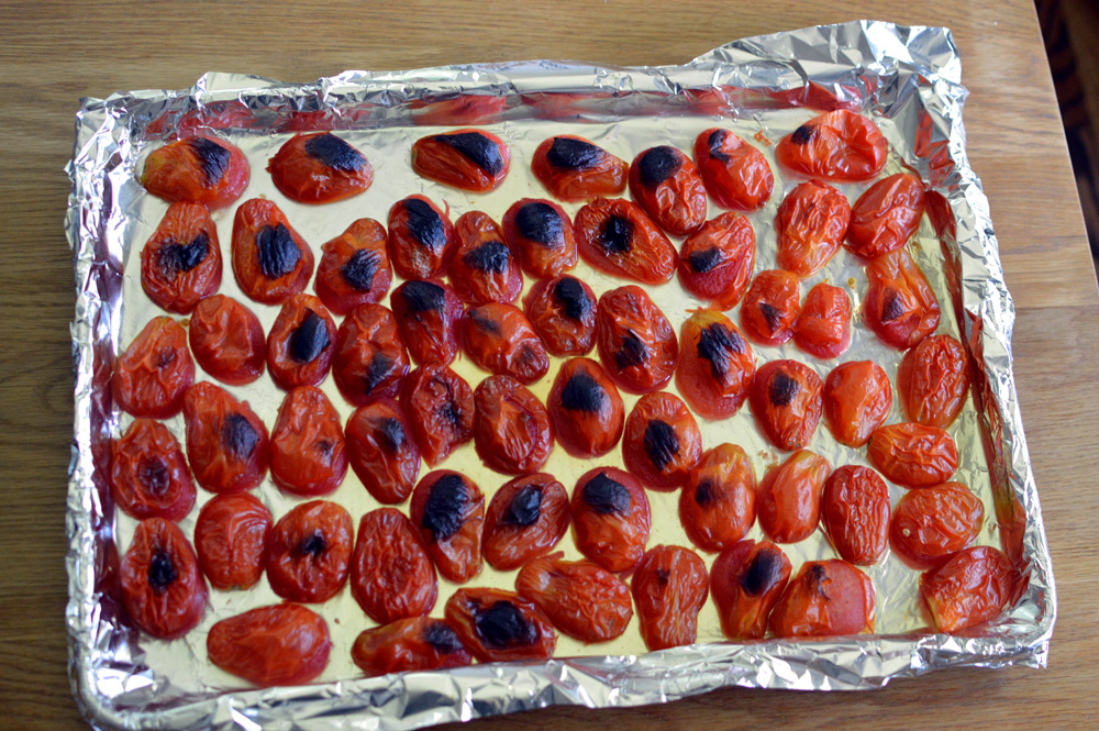 Roasted Tomatoes for salsa