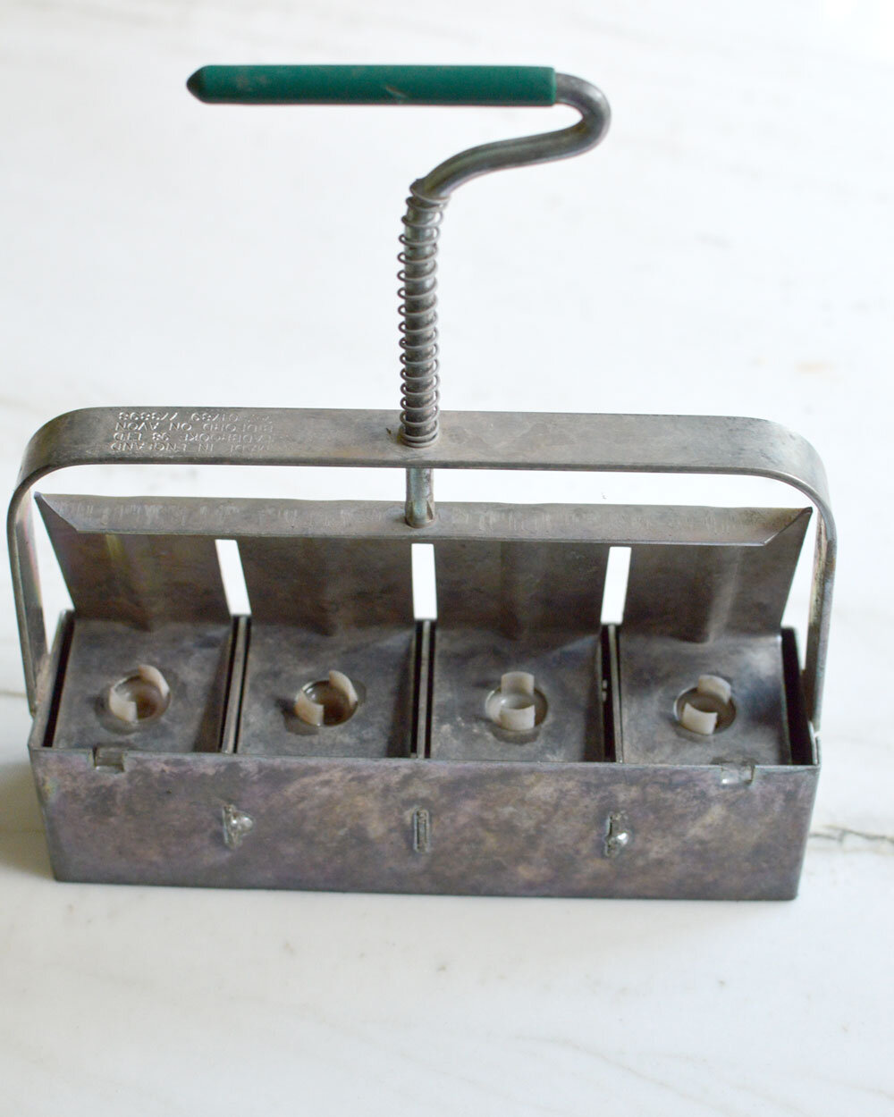 2 inch soil blocker with 1/4 inch plastic pins
