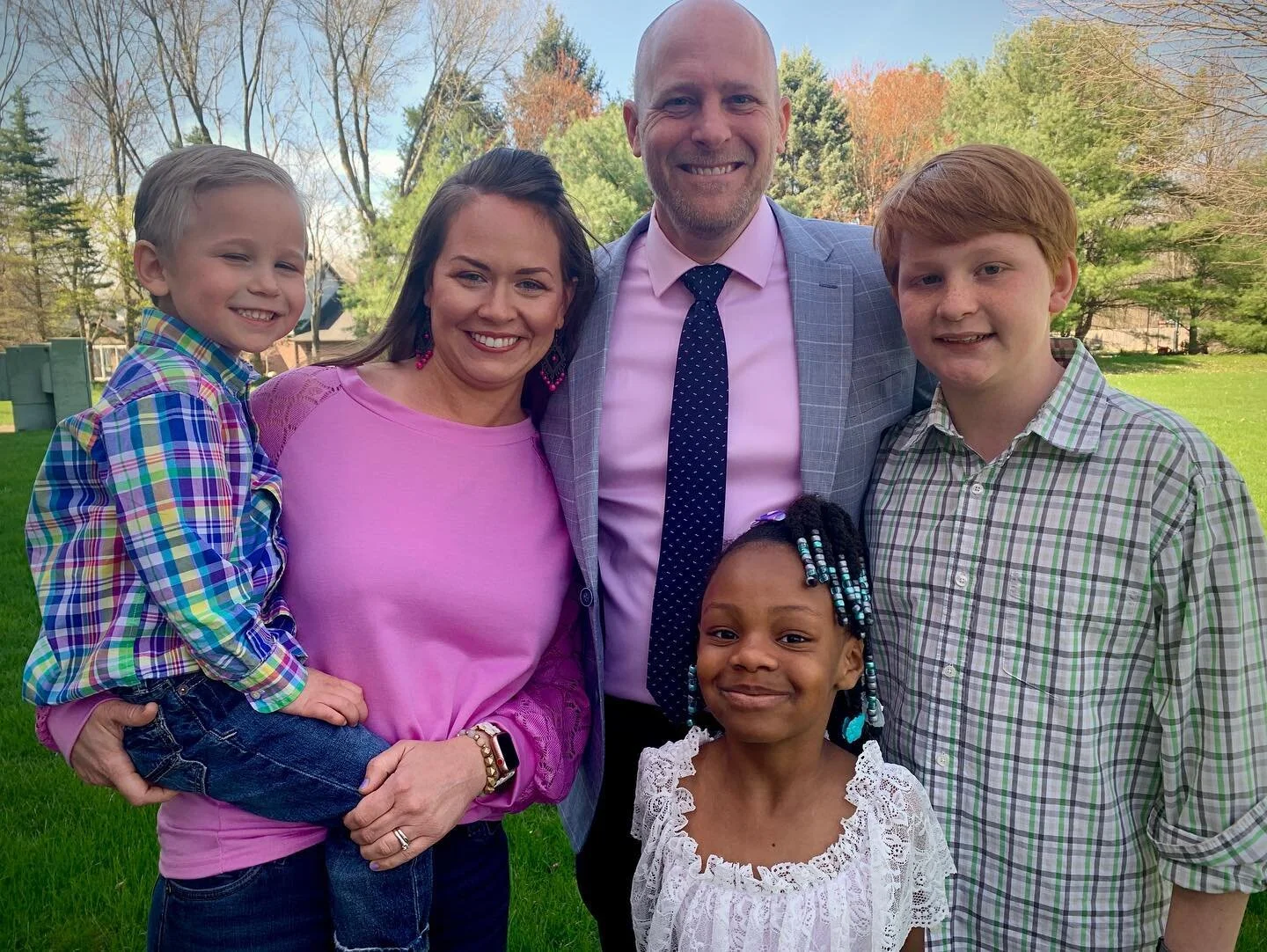 Christ is risen! May the joy of the resurrection overtake you (we have a new family tradition going here)!