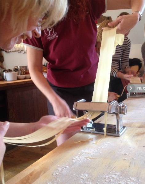 ITALIAN PASTA MAKING&nbsp;using pasta making equipment - great for hens or for all the family. Doughs, sauces, cheese &amp; salads can be supplied 