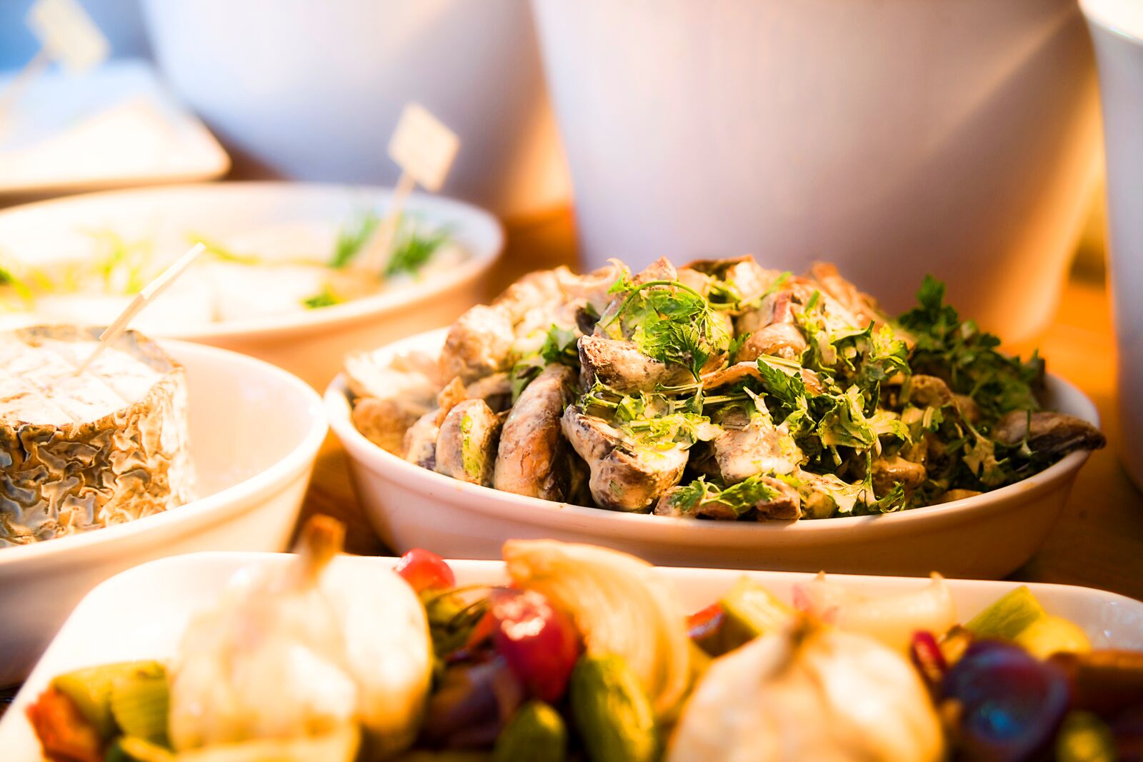 Bordello Banquets catering - locally produced, artisan food, stylishly displayed buffets and dinners, in a riot of colour, rich in taste.