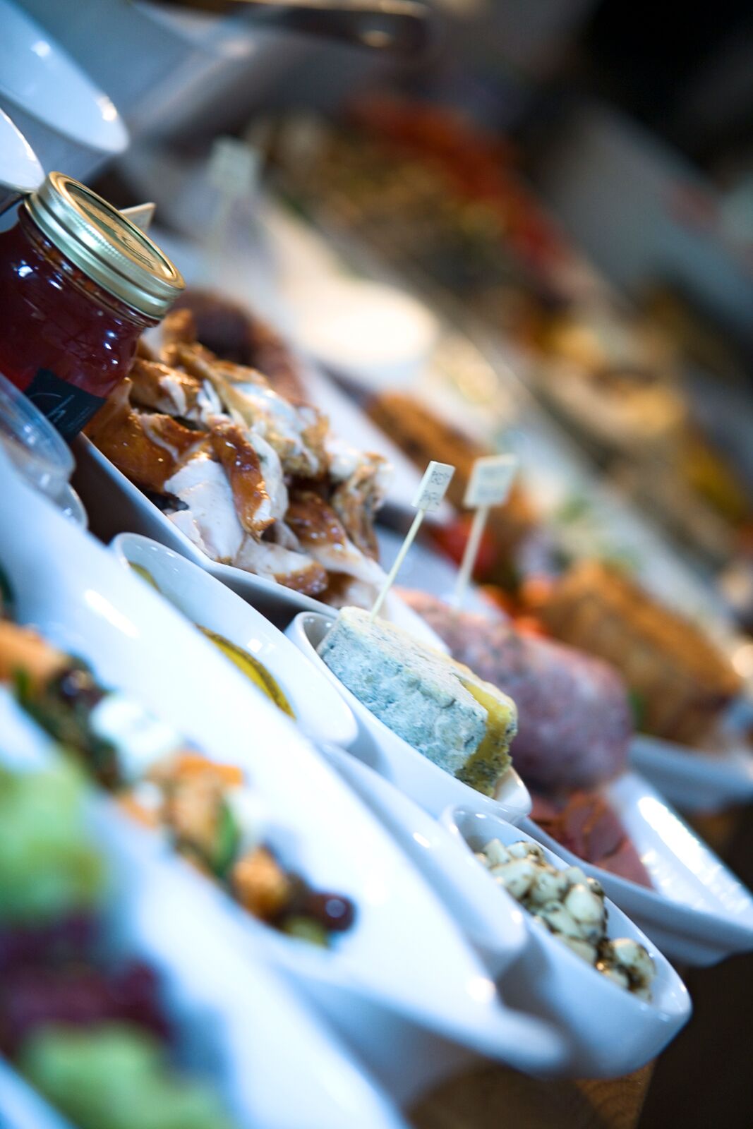 Bordello Banquets catering - locally produced, artisan food, stylishly displayed buffets and dinners, in a riot of colour, rich in taste.