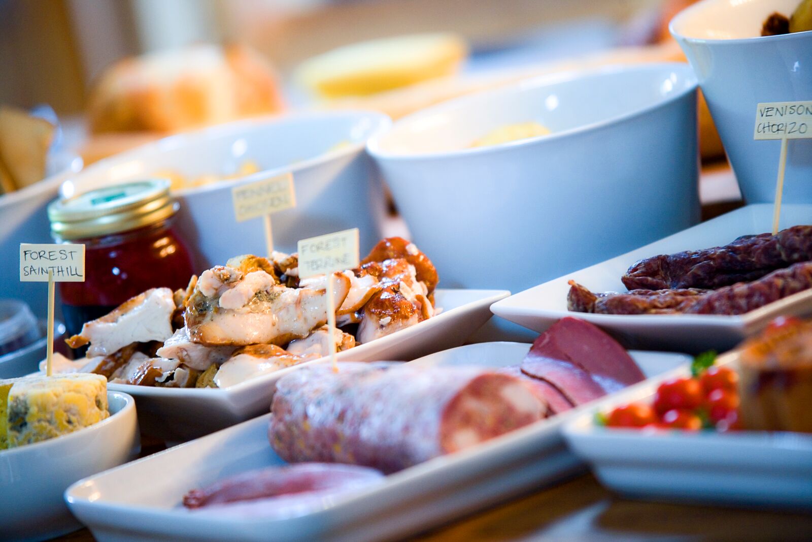 Bordello Banquets catering - locally produced, artisan food, stylishly displayed buffets and dinners, in a riot of colour, rich in taste.