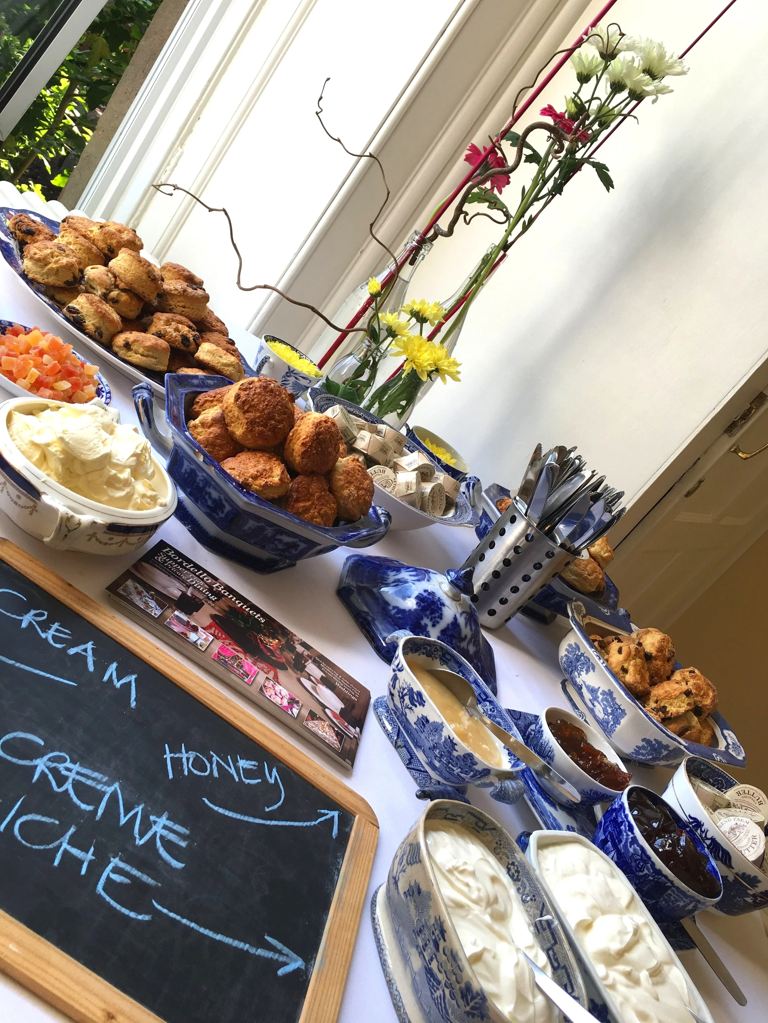 Bordello Banquets outside catering - locally produced, artisan food, stylishly displayed in a riot of colour, rich in taste. Food &amp; hospitality for business, training and AGM