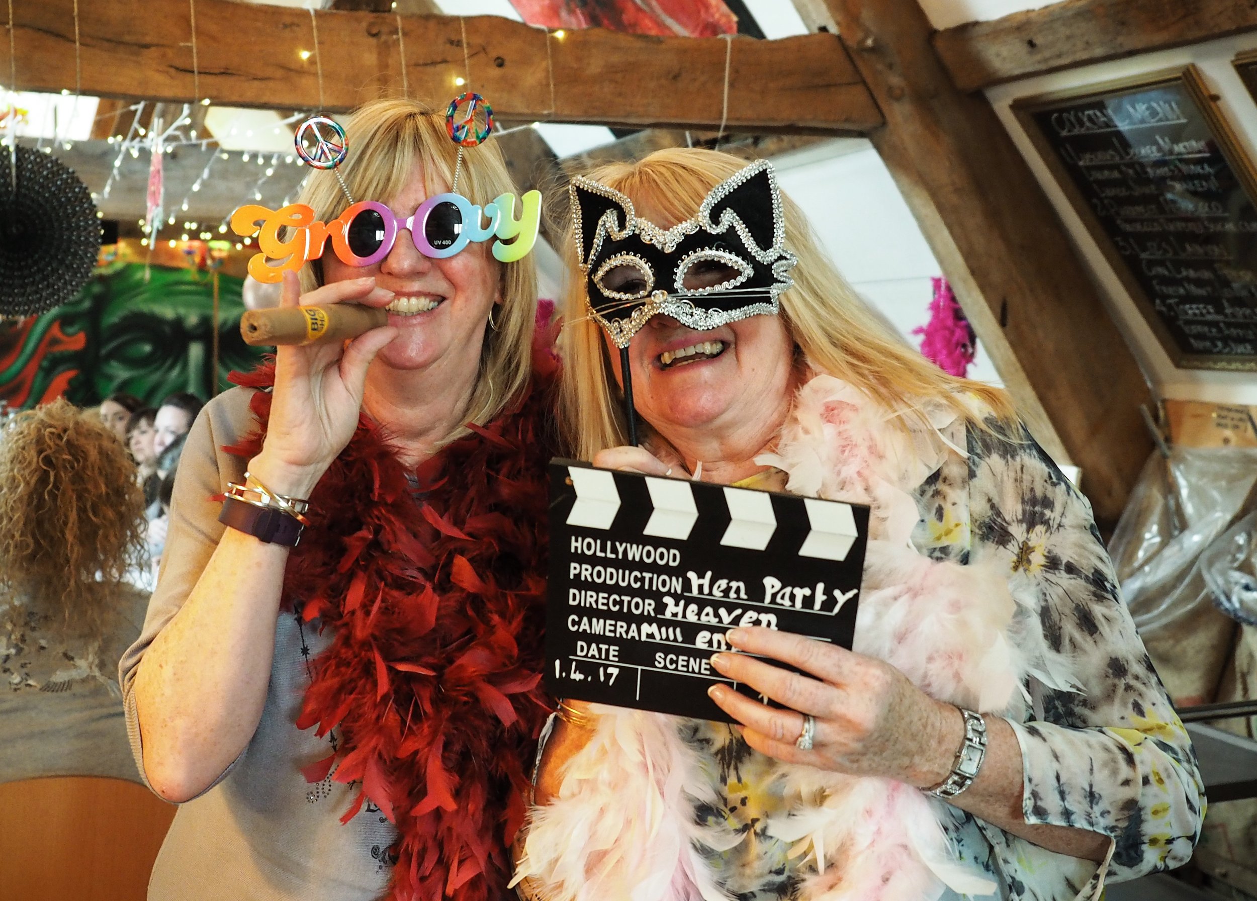 photo booth hen party weekend