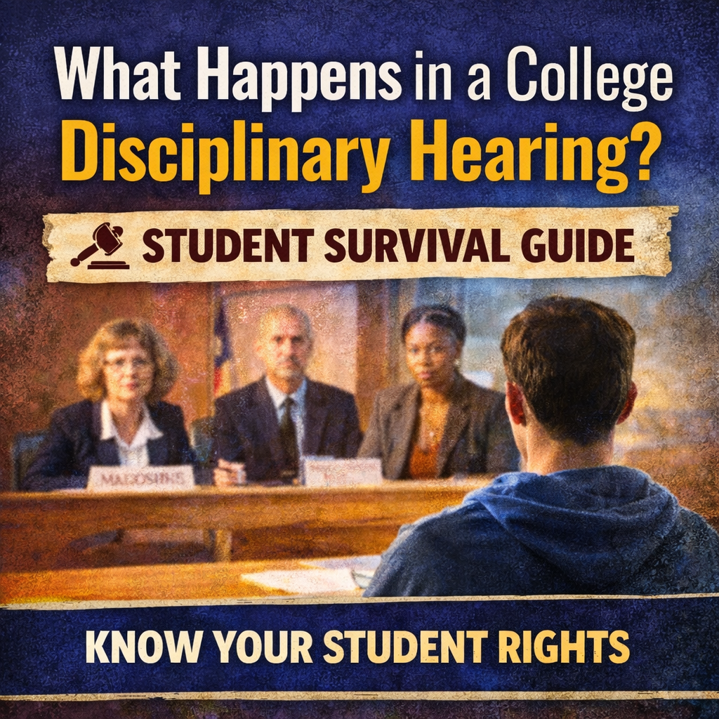 What Happens in a College Disciplinary Hearing? A Student Survival Guide