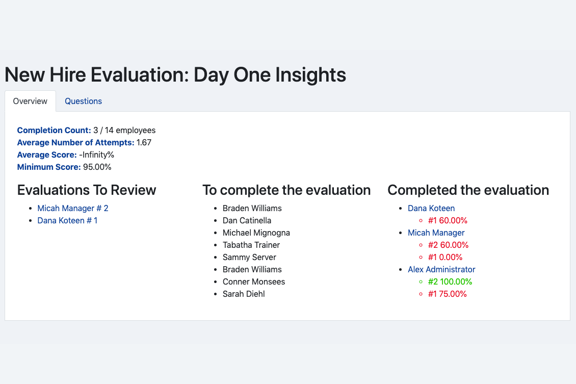 Key Evaluation Metrics