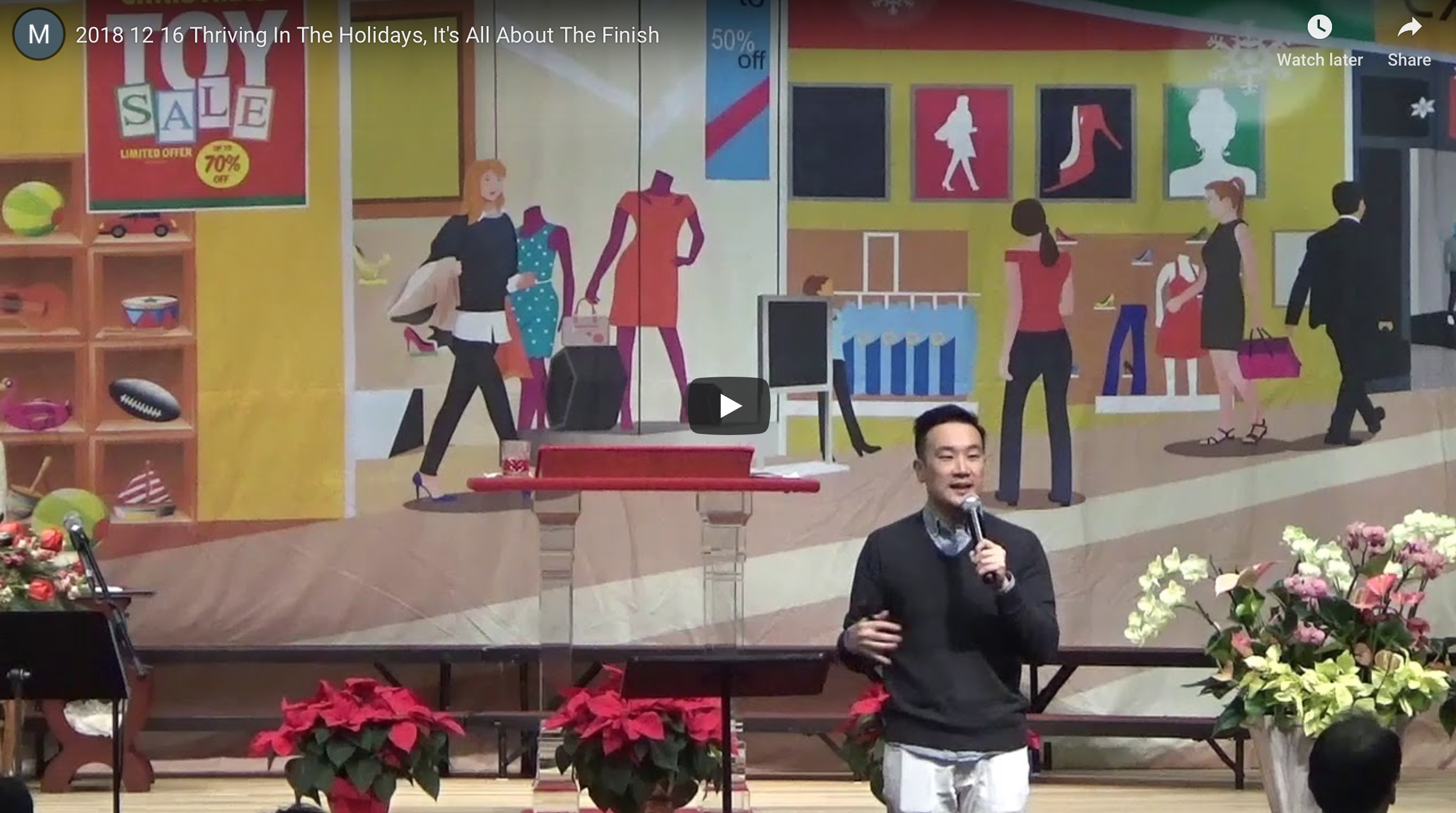 Thriving in the Holidays: It's About the Finish