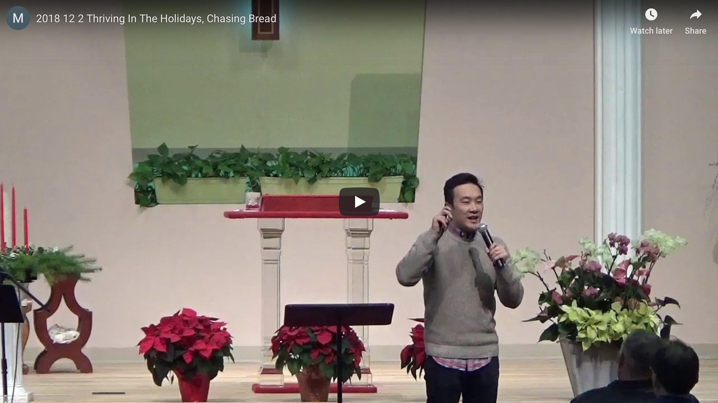 Thriving in the Holidays: Chasing Bread