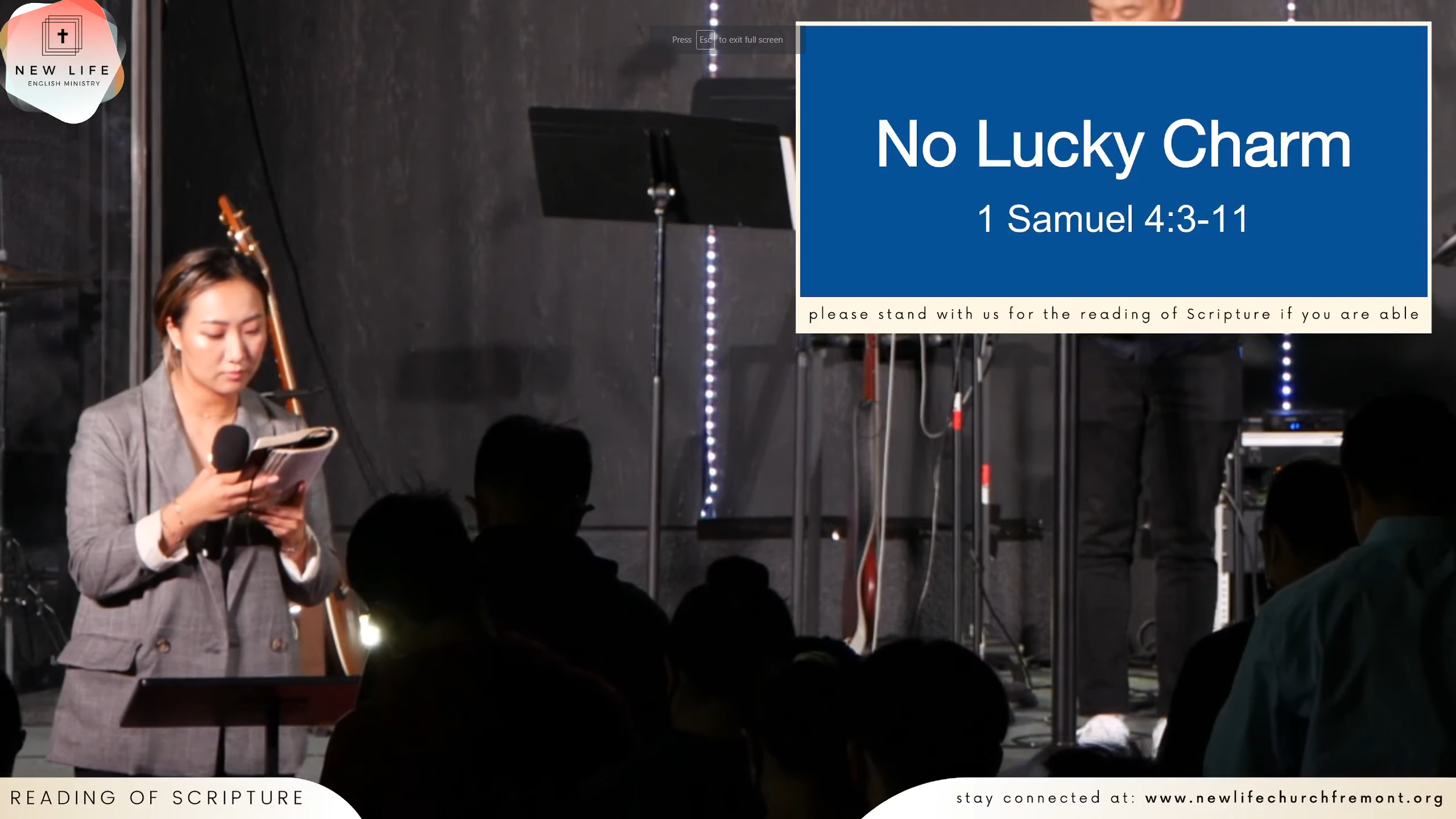 No Lucky Charm (1 Samuel 4:3-11)