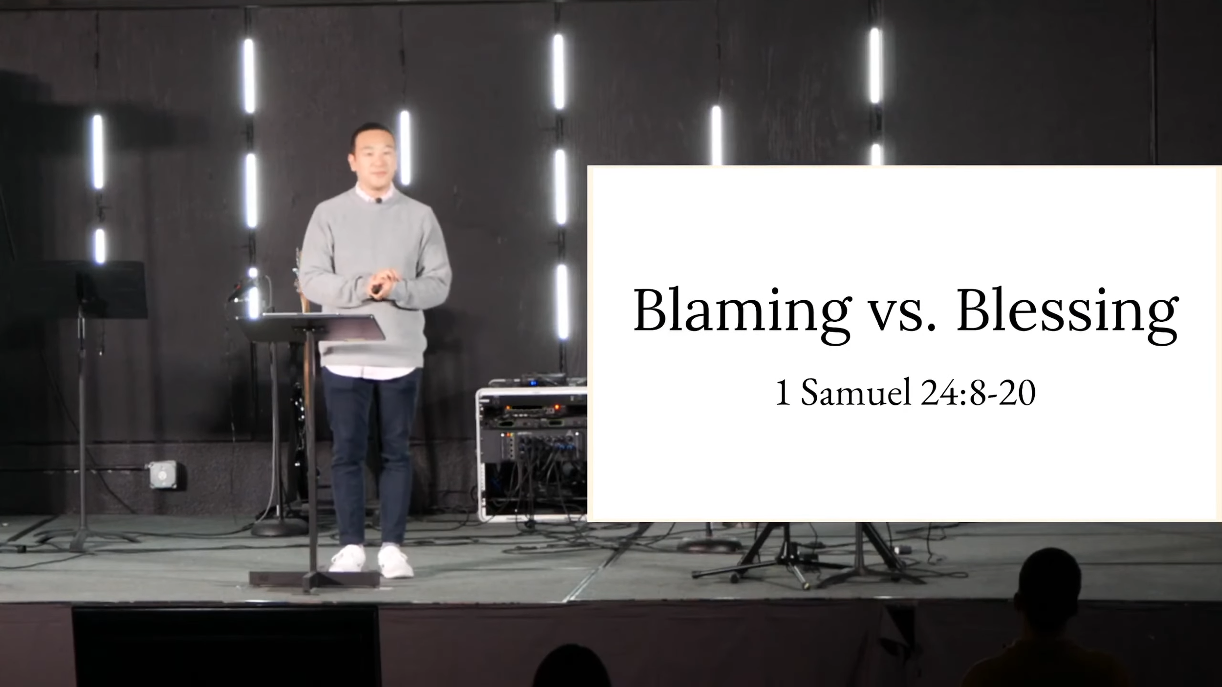 Blaming vs. Blessing (1 Samuel 24:8-20)