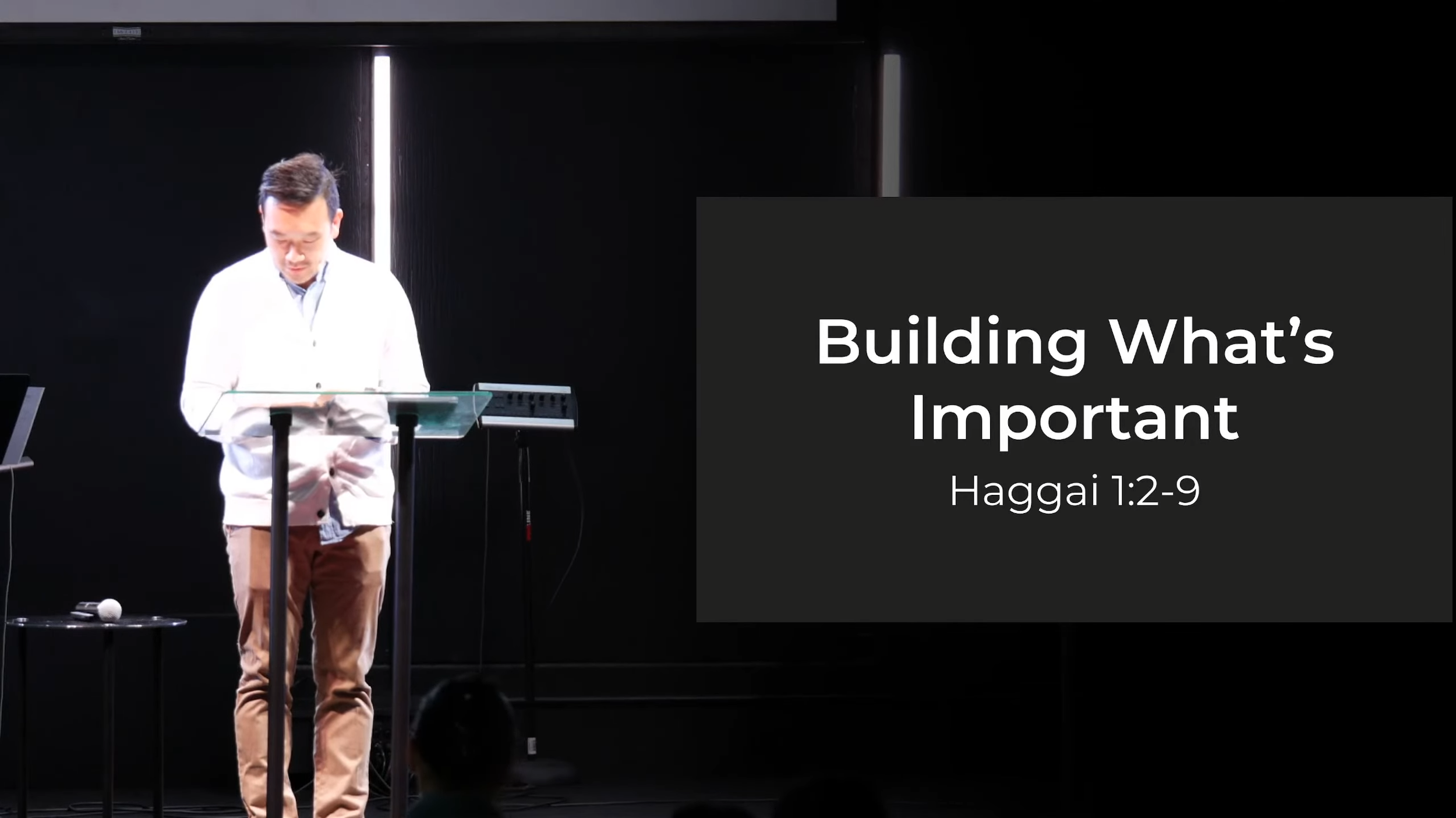 Building What's Important (Haggai 1:2-9)
