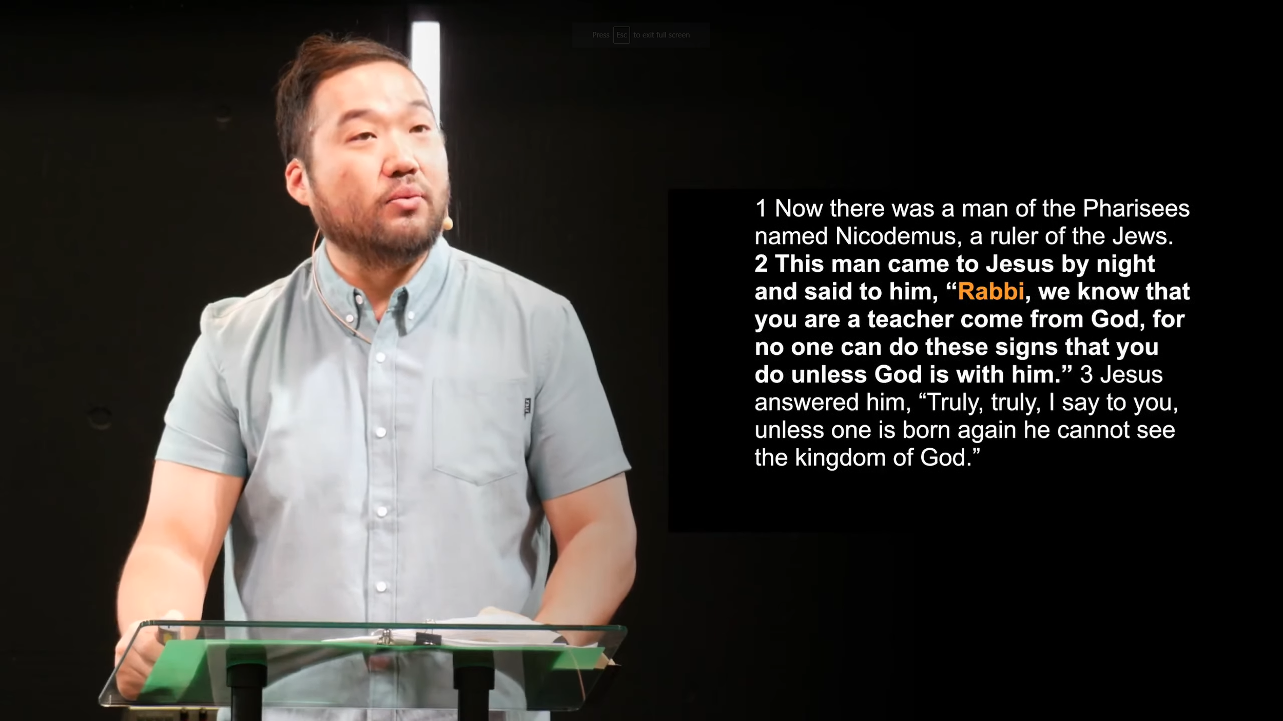 New Life (John 3:16-18)