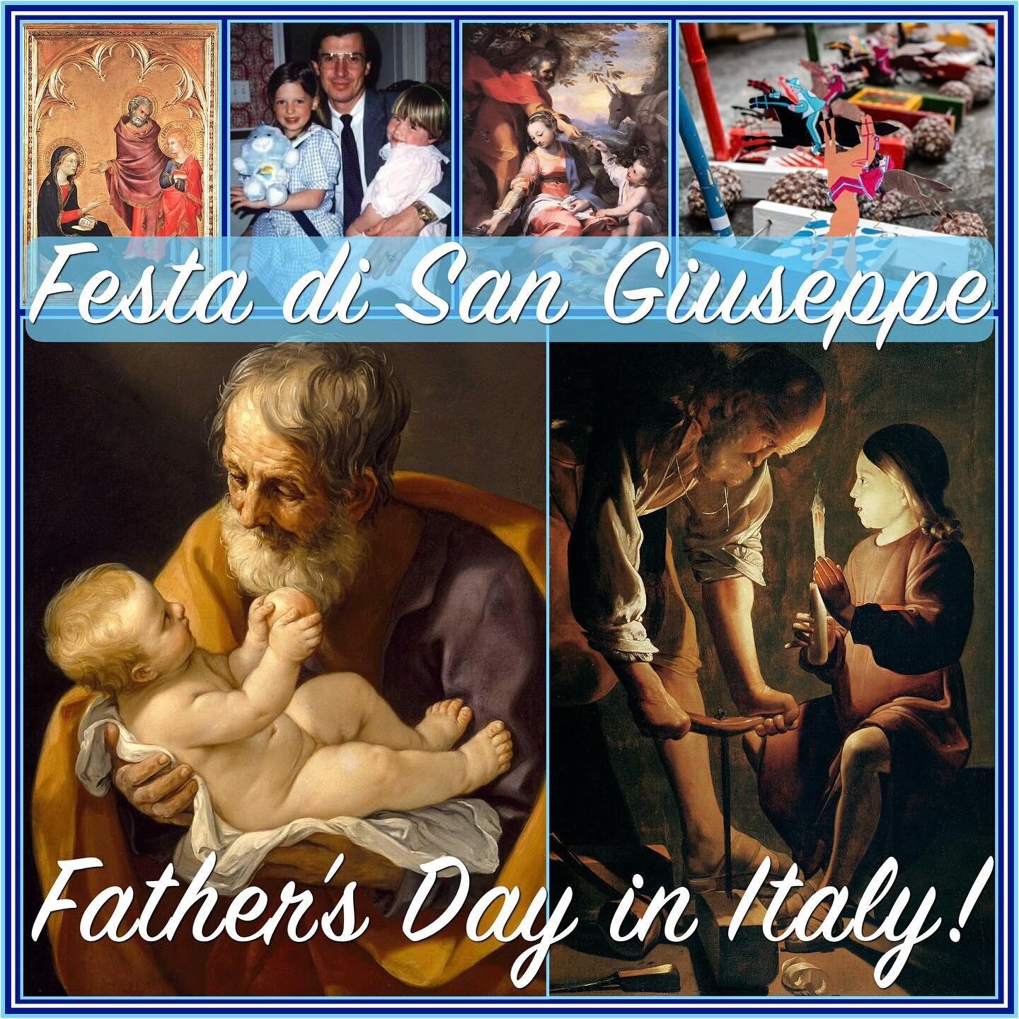 (Same text, more pictures!!) If you have a friend named Joseph or Josephina, then wish them &ldquo;Buon onomastico&rdquo;, or &ldquo;happy namesake day&rdquo;! It&rsquo;s also Father&rsquo;s Day in Italy, since Joseph was married to the Virgin Mary a