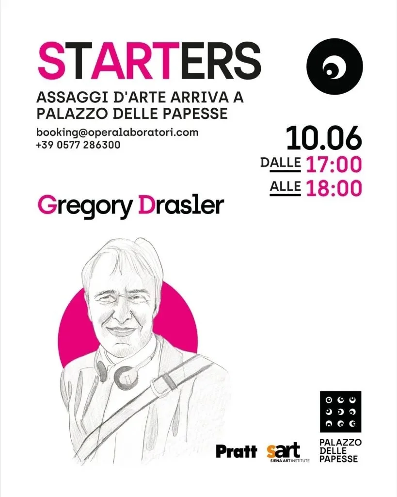 Siena Art Talk series (evening 1 of 3): Gregory Drasler