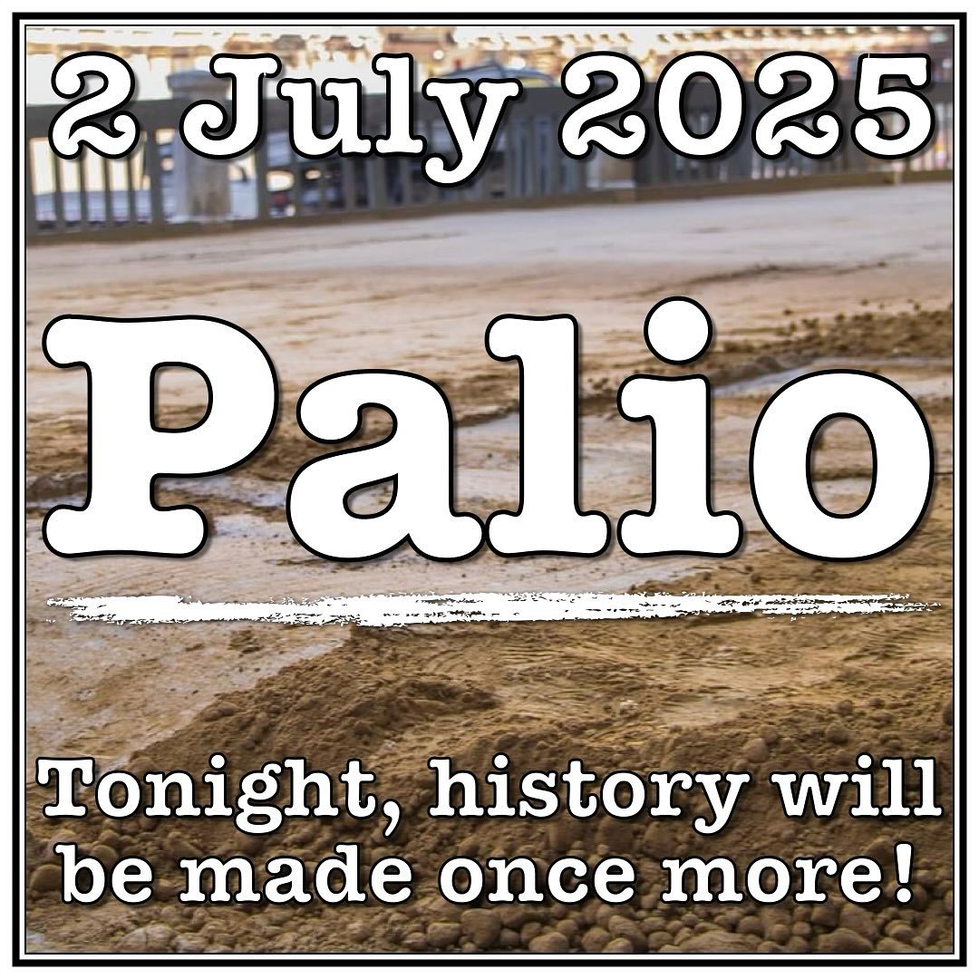 2 July 2025: PALIO! The weather gods are playing with our emotions once more, as rain (something we haven’t seen in weeks), is forecast for this evening. Let us hope that it won’t be enough to postpone the race!
Contradaioli will soon be